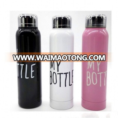 High quality double wall best stainless steel vacuum flask cute tumbler bottle insulated vacuum travel mug for kids