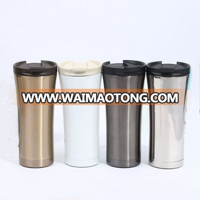 Hot sale 400ml stainless steel travel coffee mug with leak-proof starbucks (HY-A090)