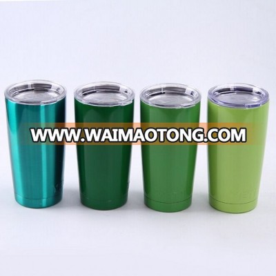 BPA free 20oz stainless steel tumbler mug and color design tumbler mug double wall