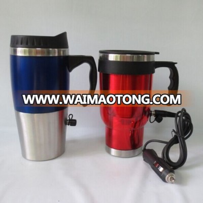 Huayang Electric travel mug with 12V car plug