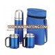 cheap stainless steel vacuum flask gifts set 2pcs coffee mugs 1pcs 500ml vacuum flask with bag sets