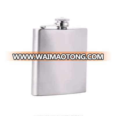 Promotional popular customized portable stainless steel hip flask