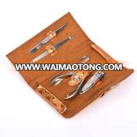 unique manicure set with 6pcs stainless steel tool