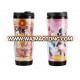 Professional advertising cup,double wall plastic coffee mug,tea tumbler